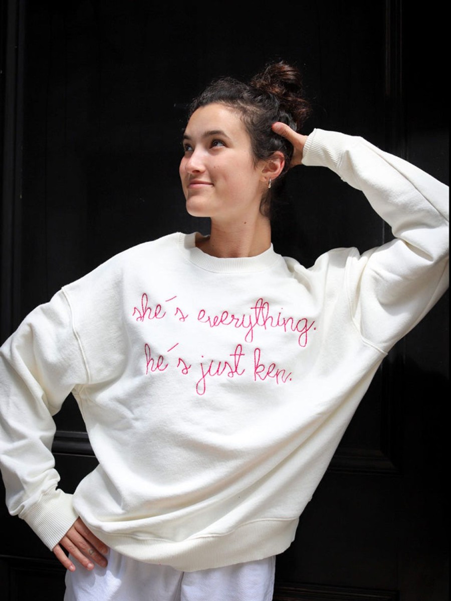 Lf Classic Lingua Franca NYC | She'S Everything. He'S Just Ken. Sweatshirt