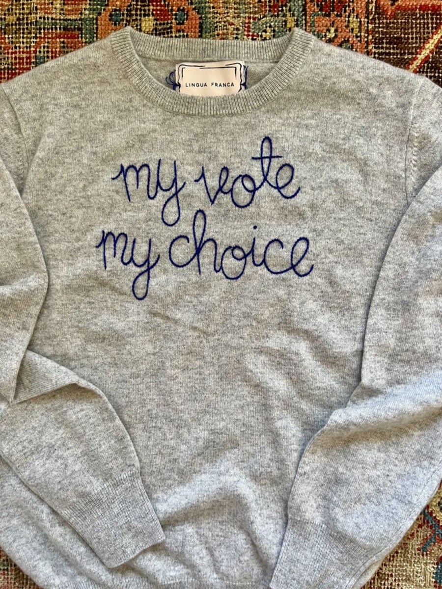 Lf Classic Lingua Franca NYC | My Vote My Choice Crewneck