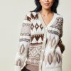 Ready To Wear Lingua Franca NYC | Lucy Oversized Cardigan Neutral Multi