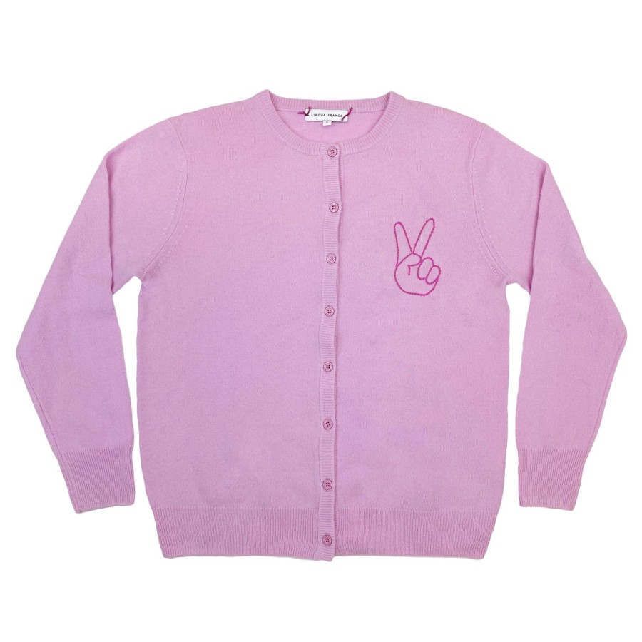 Lf Classic Lingua Franca NYC | Peace Sign Cardigan