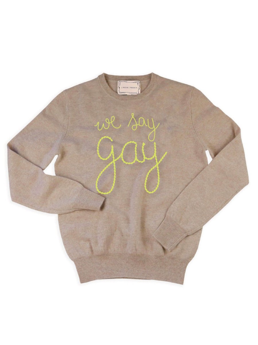 Lf Classic Lingua Franca NYC | We Say Gay Crewneck