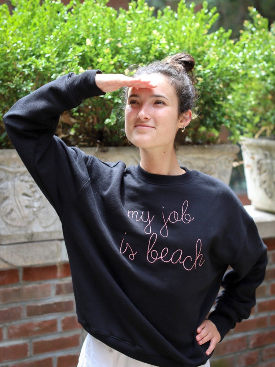 Lf Classic Lingua Franca NYC | My Job Is Beach Sweatshirt