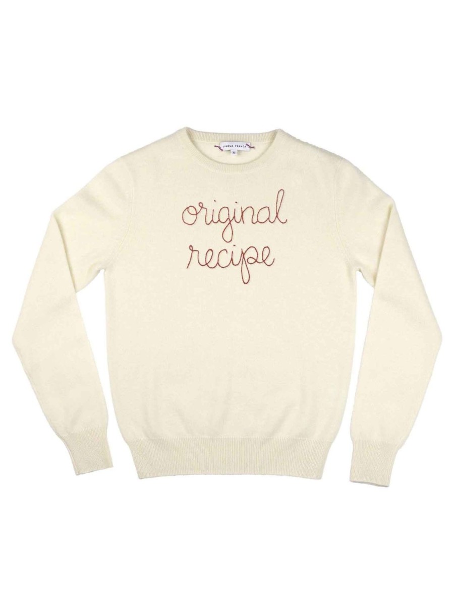 Lf Classic Lingua Franca NYC | Original Recipe Crewneck Cream