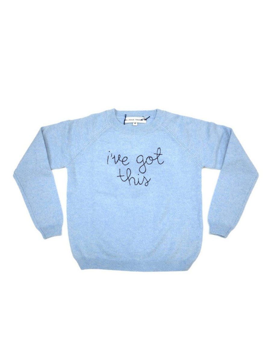 Lf Classic Lingua Franca NYC | I'Ve Got This Kids Crewneck Sky