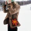 Ready To Wear Lingua Franca NYC | Ketchum Flower Blazer Tan Check