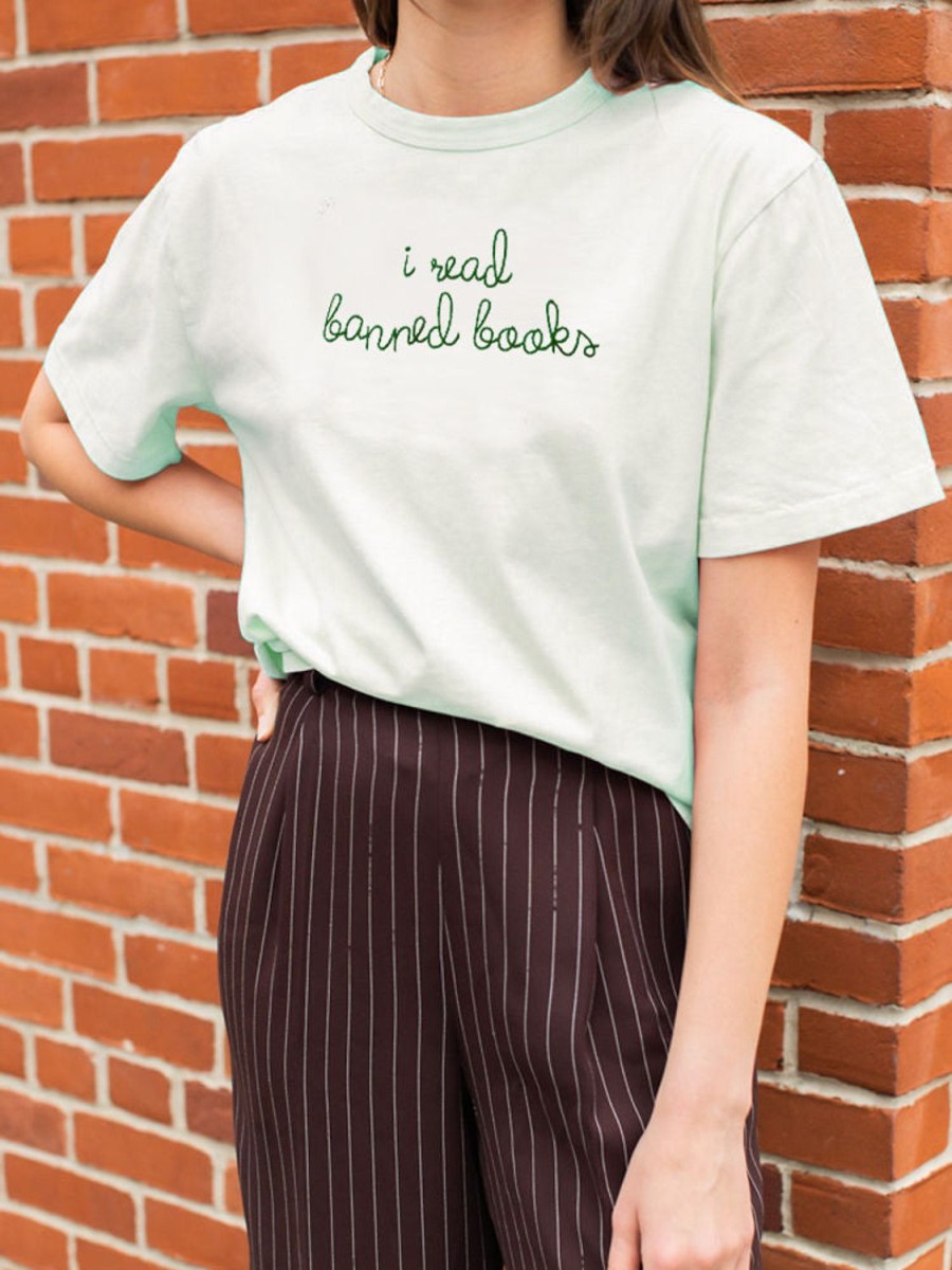 Lf Classic Lingua Franca NYC | I Read Banned Books T-Shirt