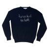 Lf Classic Lingua Franca NYC | Human Kind Be Both Crewneck Navy