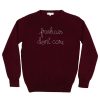 Lf Classic Lingua Franca NYC | Fresh Air Don'T Care Crewneck Maroon