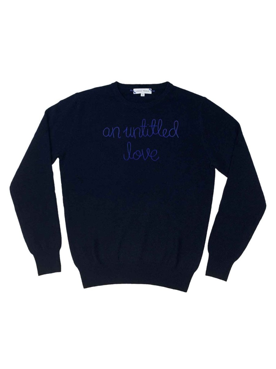 Lf Classic Lingua Franca NYC | An Untitled Love Crewneck Navy