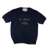 Lf Classic Lingua Franca NYC | Viva La Vida Short Sleeve Navy