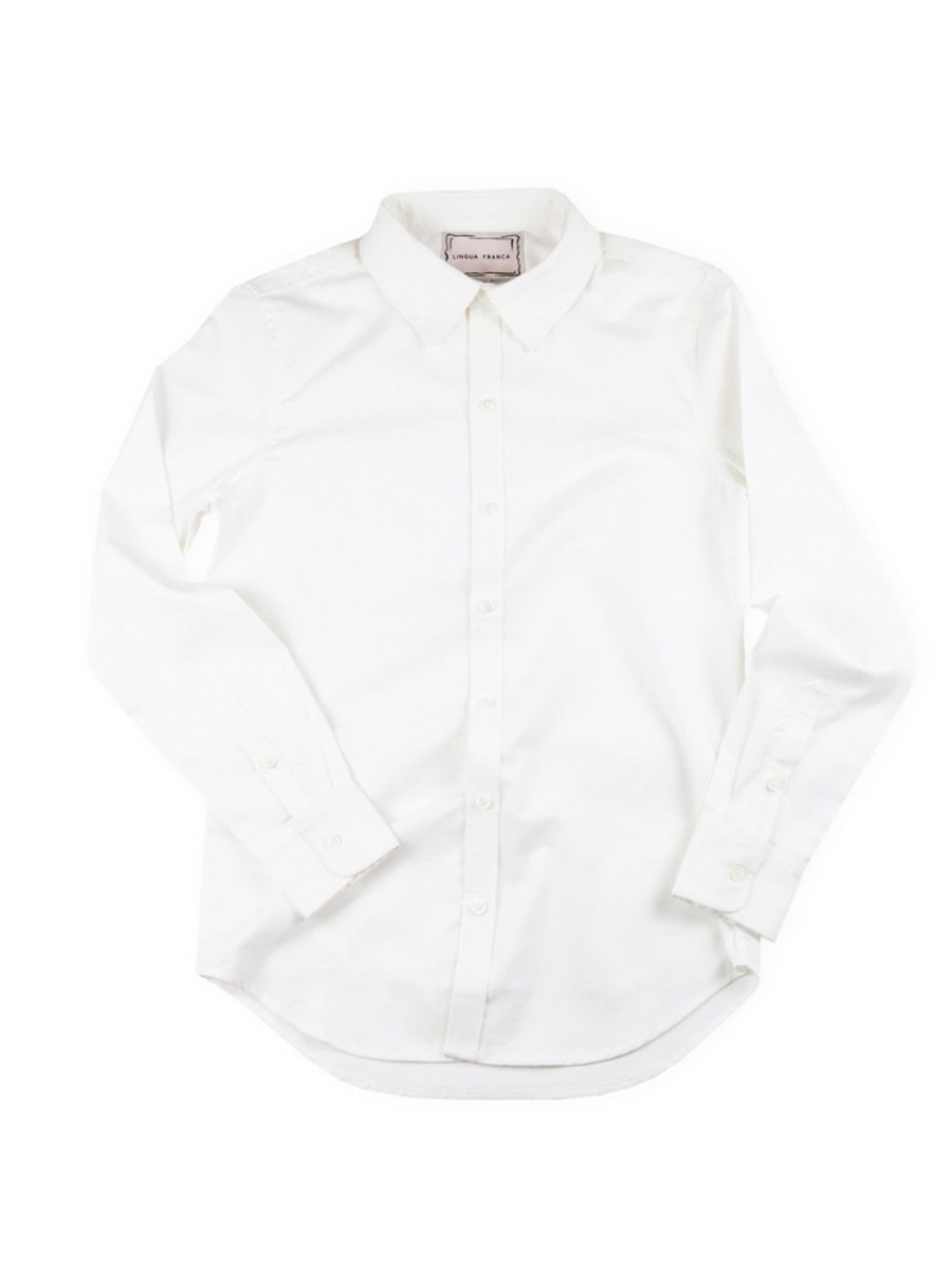 Lf Classic Lingua Franca NYC | Custom Button Down Shirt White