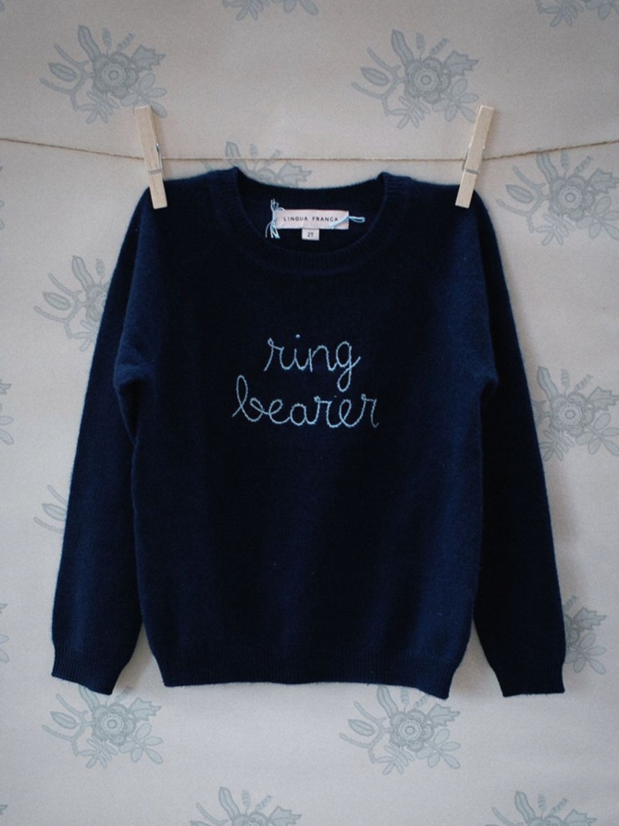 Lf Classic Lingua Franca NYC | Ring Bearer Kids Crewneck