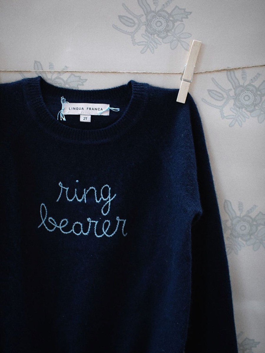 Lf Classic Lingua Franca NYC | Ring Bearer Kids Crewneck