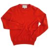 Lf Classic Lingua Franca NYC | Custom Wool Cashmere Crewneck Red