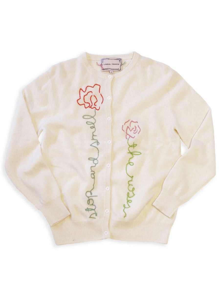 Lf Classic Lingua Franca NYC | Stop And Smell The Roses Cardigan