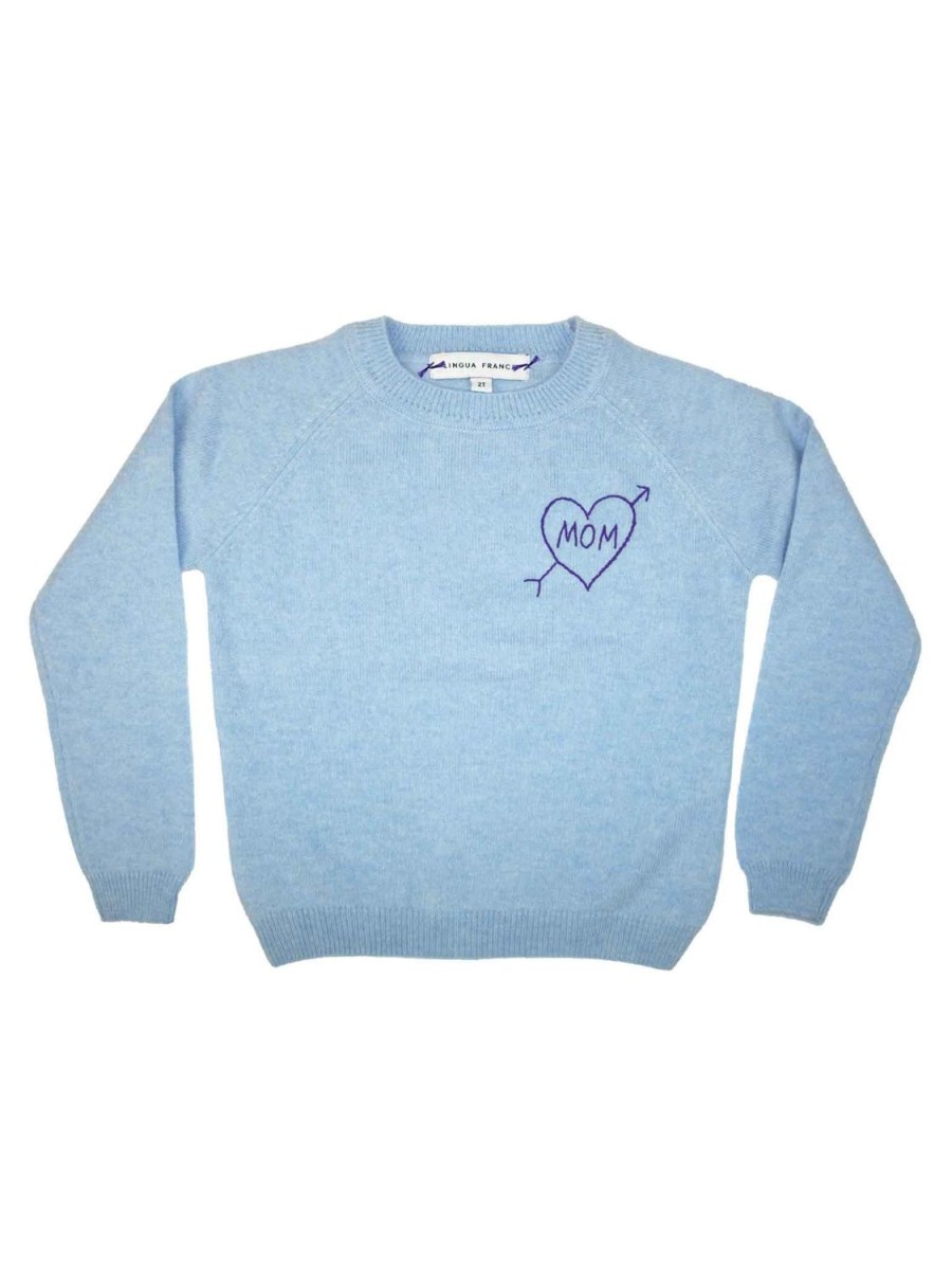 Lf Classic Lingua Franca NYC | Mom Heart Kids Crewneck