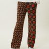 Ready To Wear Lingua Franca NYC | Jacquard Pants Chestnut Multi